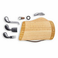 Caddy Golf Bag-Shaped Cheese/Cutting Board w/ 6 Wine & Cheese Tools